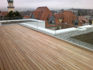 Terrasse Dach Holz