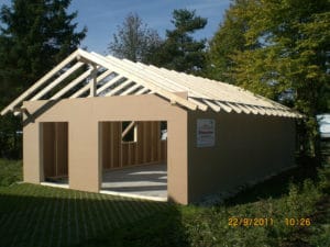Bau Überdachung Garage